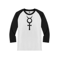Black Logo Raglan