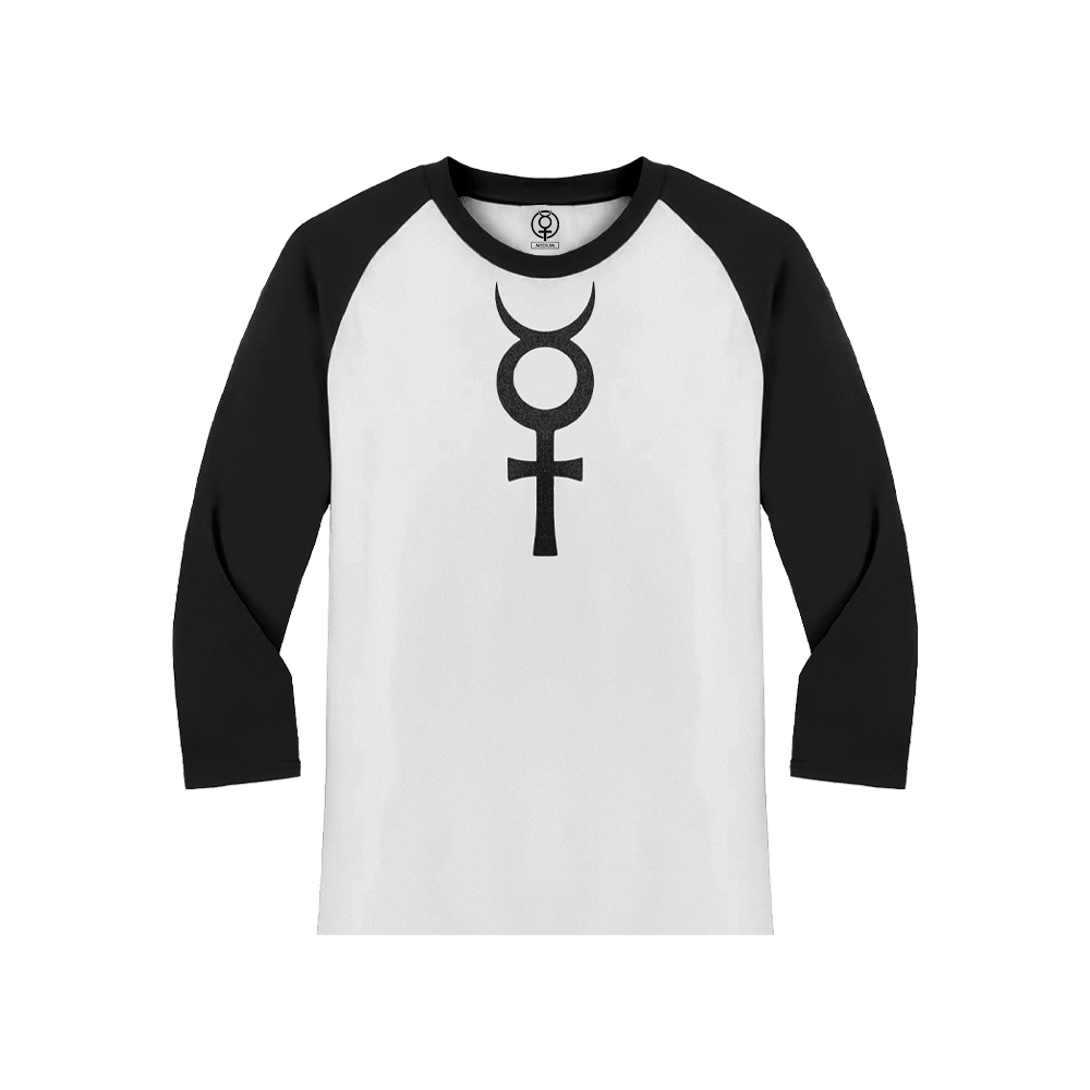 Black Logo Raglan