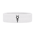 White Logo Headband