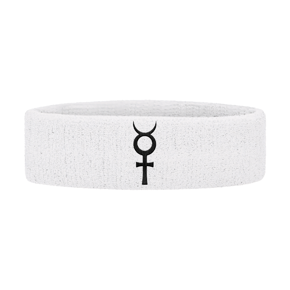 White Logo Headband