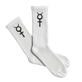 White Logo Socks