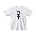 White Logo Tee